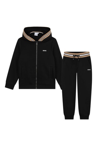 Sweat à capuche et jogging - Noir - Boss