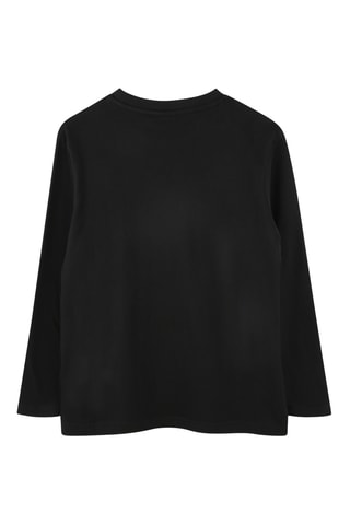 T-shirt en coton biologique - Noir - Hugo