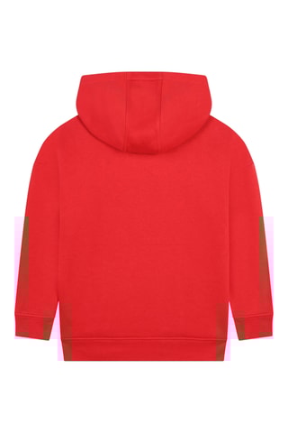 Sweat à capuche - Rouge et bordeaux - Boss