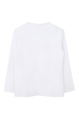 T-shirt en coton biologique - Blanc - Hugo