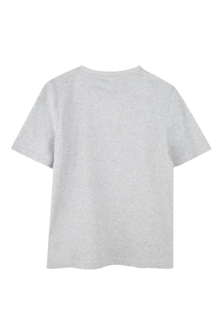 T-shirt regular - Gris chiné et indigo - Boss