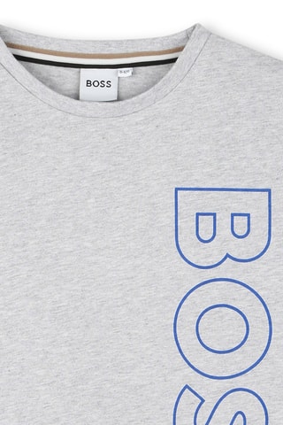 T-shirt regular - Gris chiné et indigo - Boss