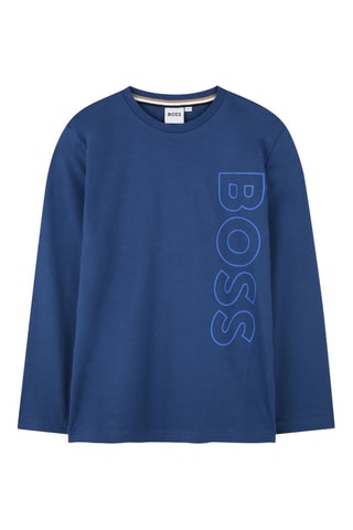 T-shirt regular - Bleu - Boss