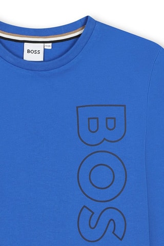 T-shirt regular - Bleu - Boss