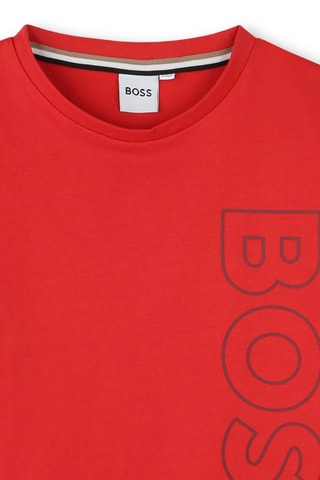 T-shirt regular - Rouge et bleu marine - Boss