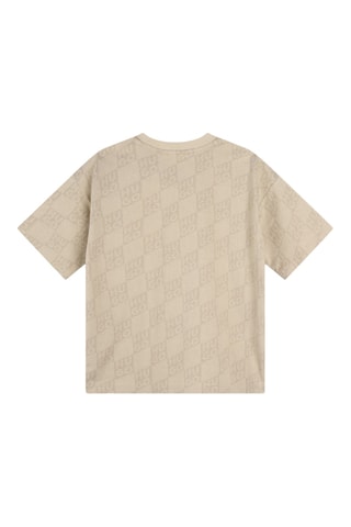 T-shirt en coton biologique - Beige - Hugo