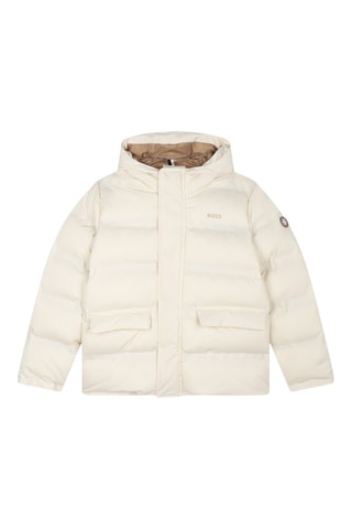 Doudoune à capuche - Blanc - Boss