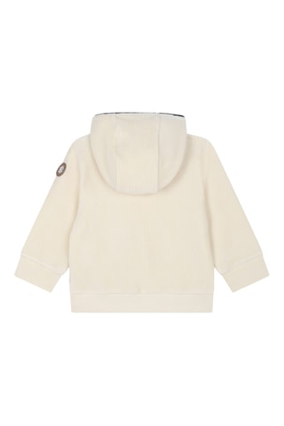 Veste à capuche en velours - Blanc - Boss