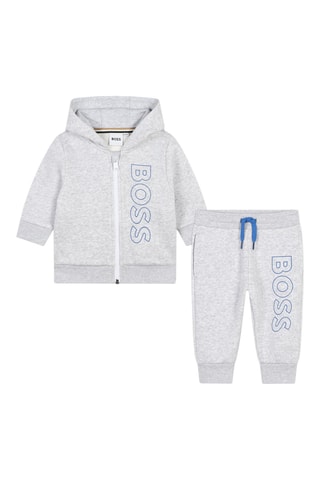 Sweat à capuche et jogging - Gris chiné - Boss