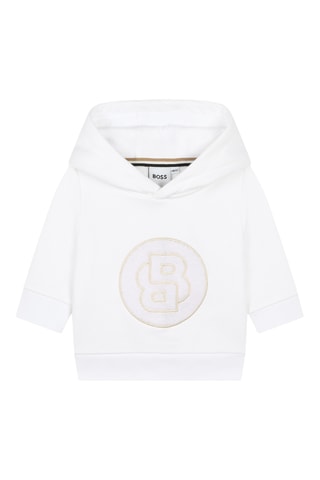 Sweat à capuche - Blanc - Boss