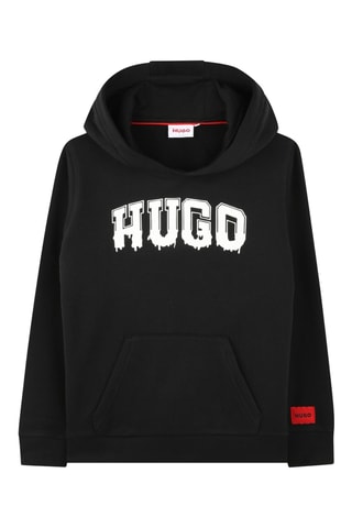 Sweat à capuche - Noir - Hugo