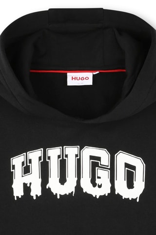 Sweat à capuche - Noir - Hugo