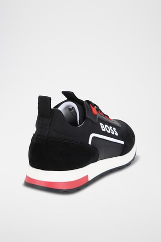 Baskets en cuir - Noir - Boss