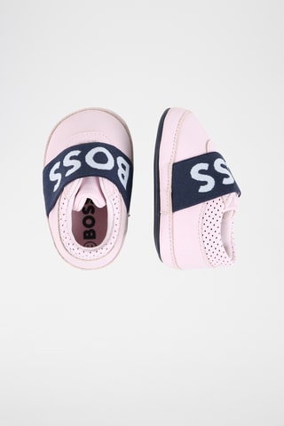 Chaussons en cuir de mouton - Rose - Boss
