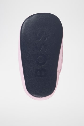 Chaussons en cuir de mouton - Rose - Boss