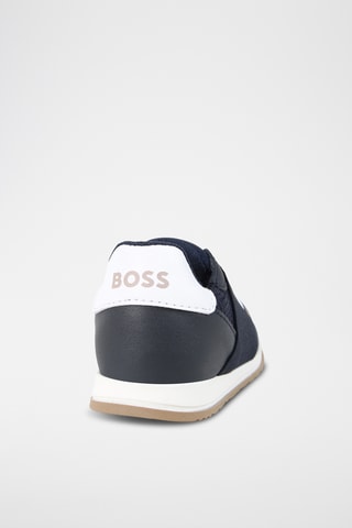 Slip-on en cuir - Bleu foncé - Boss