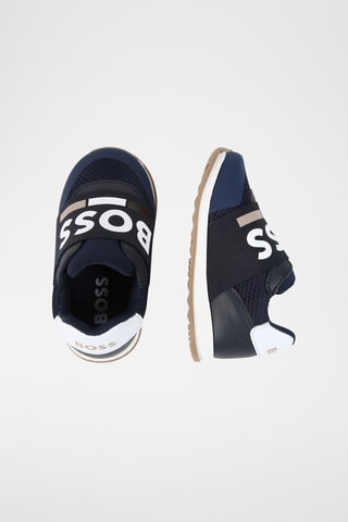 Slip-on en cuir - Bleu foncé - Boss