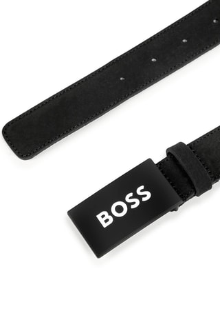 Ceinture nubuck - Noir - Boss