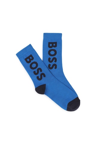 3 paires de chaussettes - Bleu roi et blanc - Boss