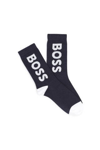 3 paires de chaussettes - Bleu roi et blanc - Boss