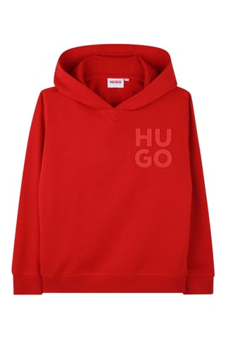 Sweat à capuche - Rouge - Hugo