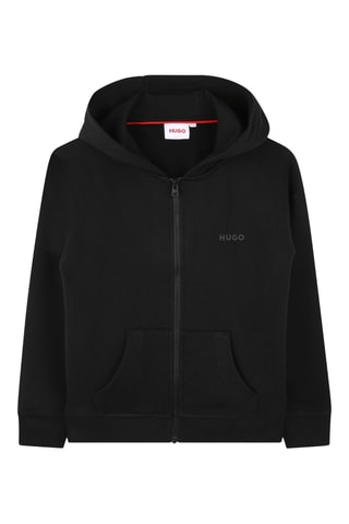 Sweat à capuche - Noir - Hugo