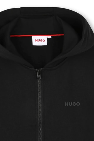 Sweat à capuche - Noir - Hugo