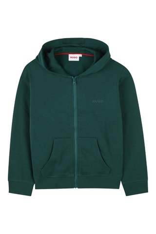 Sweat à capuche - Vert foncé - Hugo