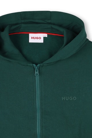 Sweat à capuche - Vert foncé - Hugo