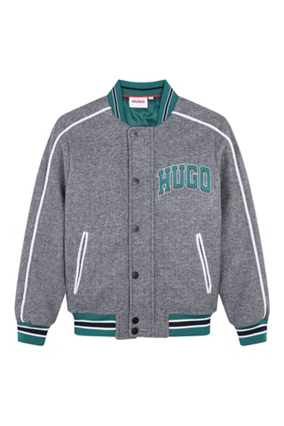 Bomber - Gris foncé chiné - Hugo