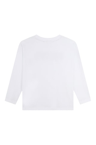T-shirt en coton biologique - Blanc - Hugo