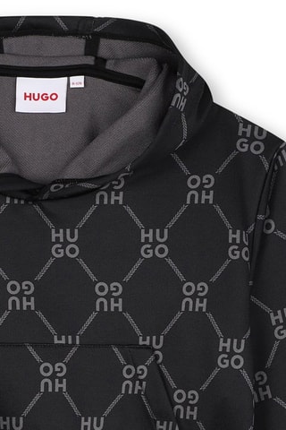 Sweat à capuche - Noir - Hugo