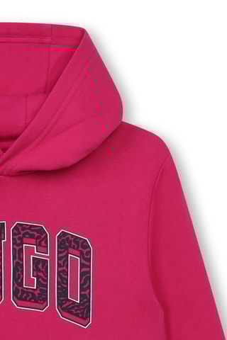 Robe sweat à capuche - Fuchsia - Hugo