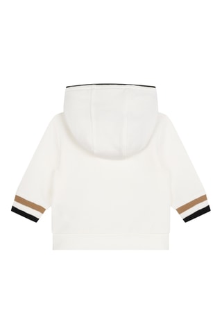 Sweat à capuche et pantalon en coton biologique - Blanc - Boss