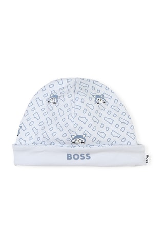 Ensemble 3 pièces en coton biologique - Ciel - Boss