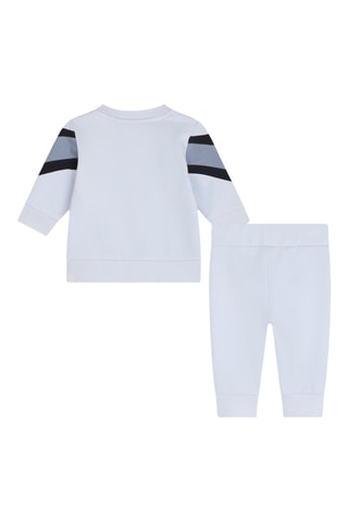 Sweat et pantalon en coton biologique - Ciel - Boss