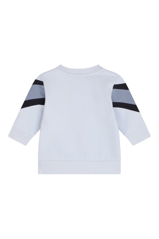 Sweat et pantalon en coton biologique - Ciel - Boss