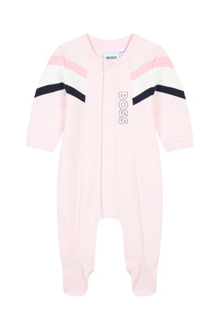 Dors-bien et bonnet en coton biologique - Rose - Boss