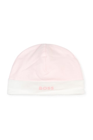 Dors-bien et bonnet en coton biologique - Rose - Boss