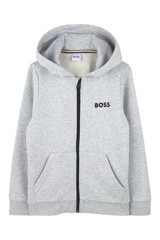 Sweat à capuche - Gris chiné - Boss