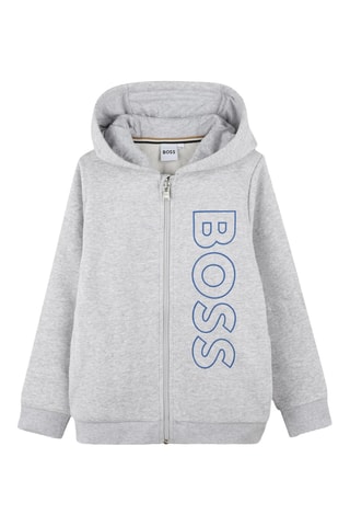Sweat à capuche - Gris chiné - Boss