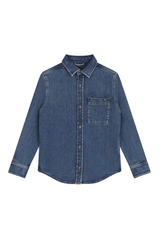 Chemise en jean - Bleu foncé - Boss