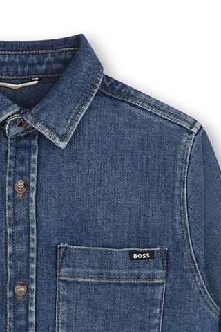 Chemise en jean - Bleu foncé - Boss