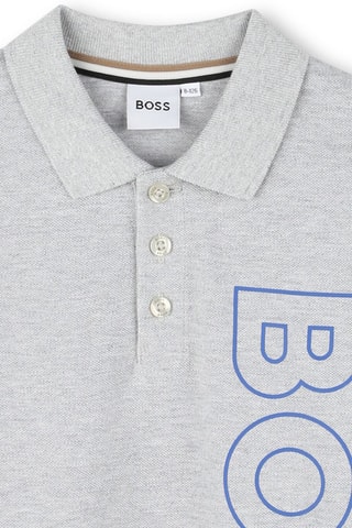 Polo - Gris clair chiné - Boss