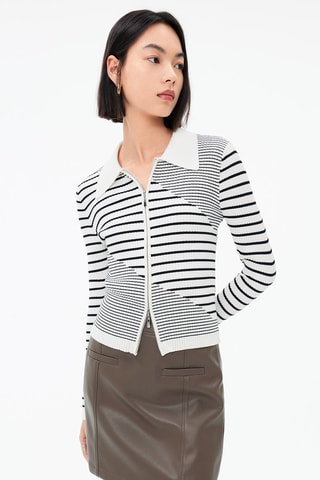 Vest Wit en Zwart