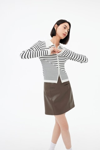 Vest Wit en Zwart