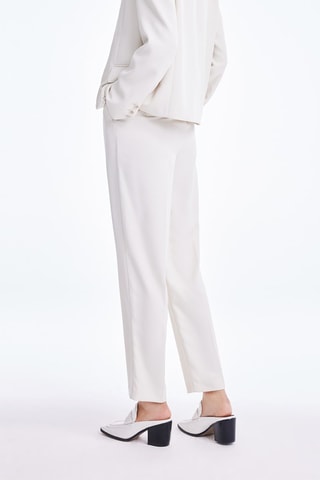 Rechte Broek Hoge Taille - Wit