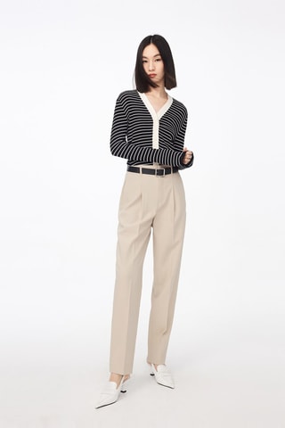 Rechte Broek Ecru