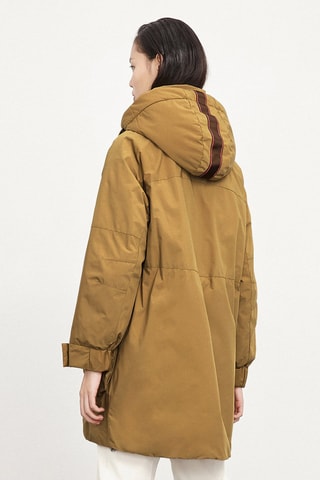Parka met Capuchon Bruin 