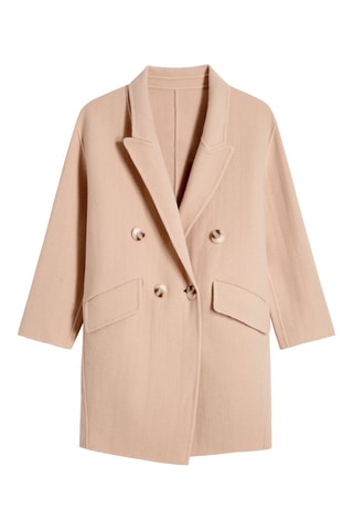 Wollen Jas Lichtbeige